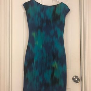 Tahari knee length shift dress